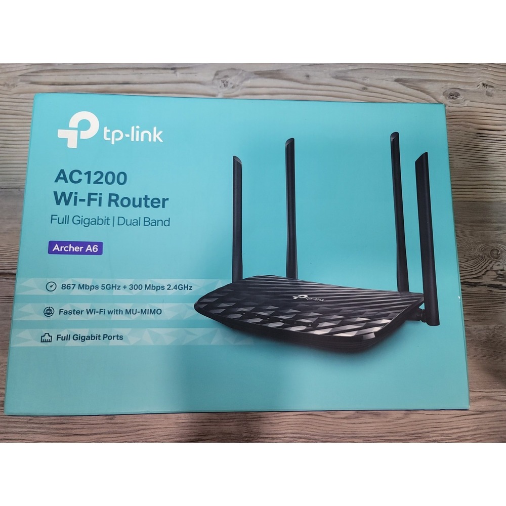 TP-Link AC1200 Wireless Dual Band Wi-Fi Router, Wi-Fi Speed Up to 867 Mbps/5 GHz
